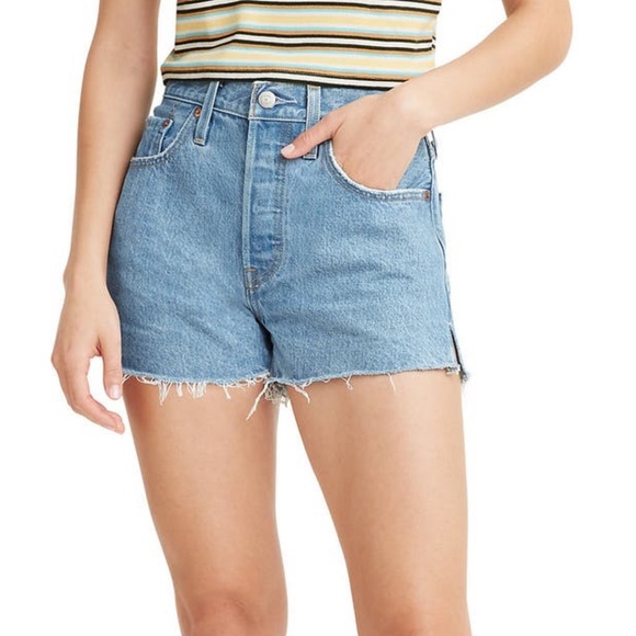 levi's 501 original denim cutoff shorts - Picture 8 of 8